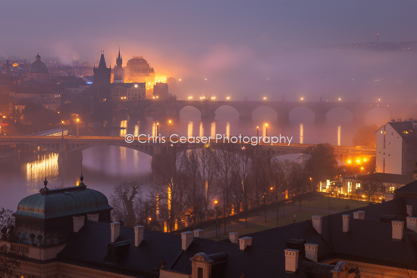 Shrouded In Fog, Charles Bridge